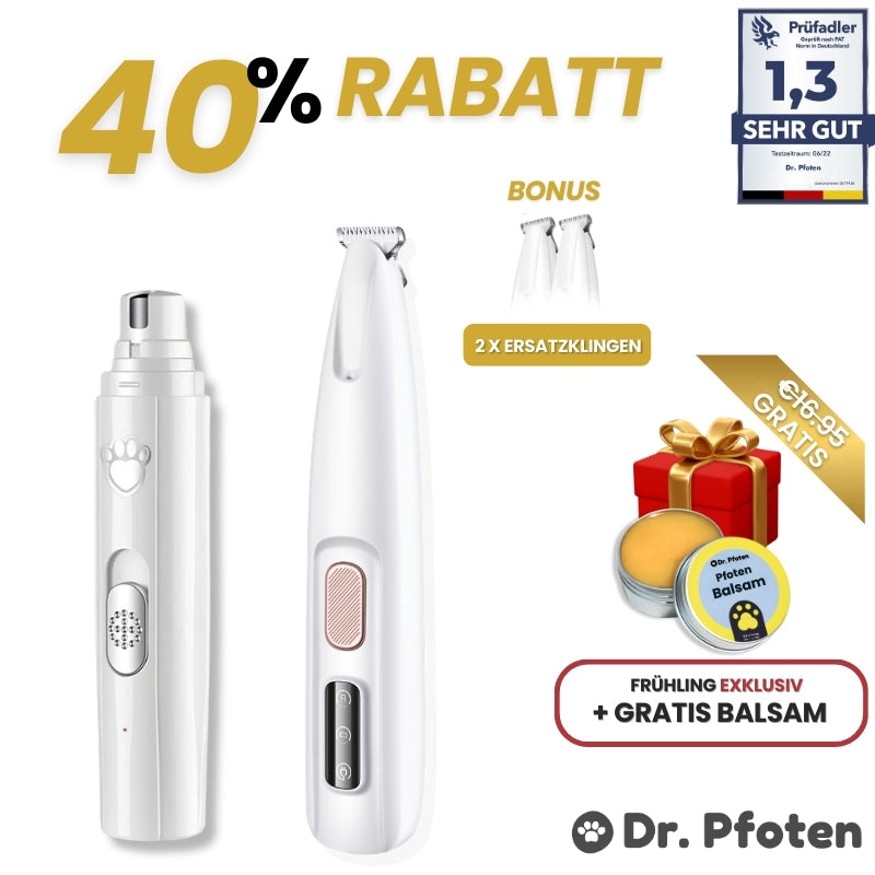 PawTrim Pro™ Deluxe Set - Frühlings Sale-Exklusiv