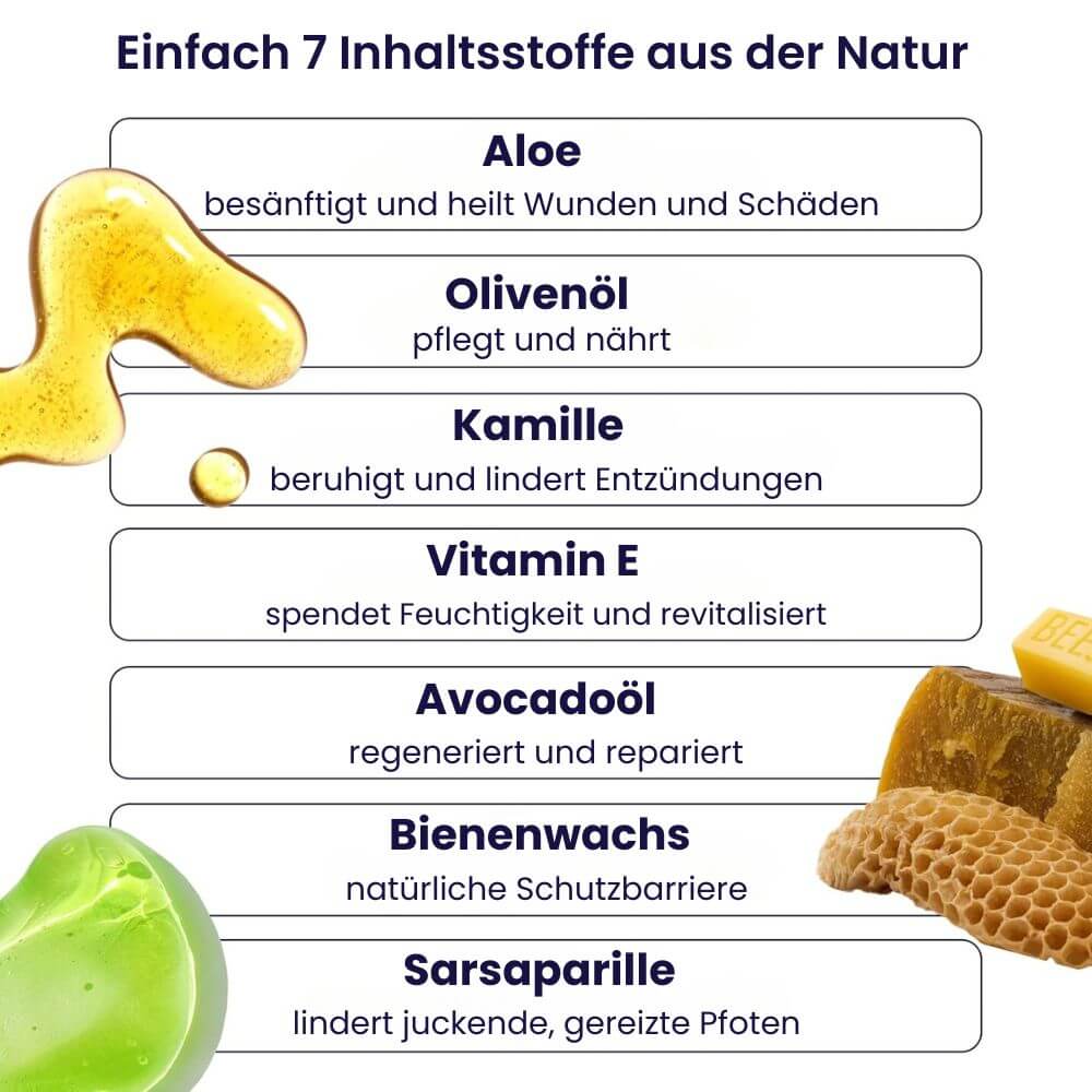 Pfotenbalsam für Hunde – PfotenSchutz™ Naturbalsam