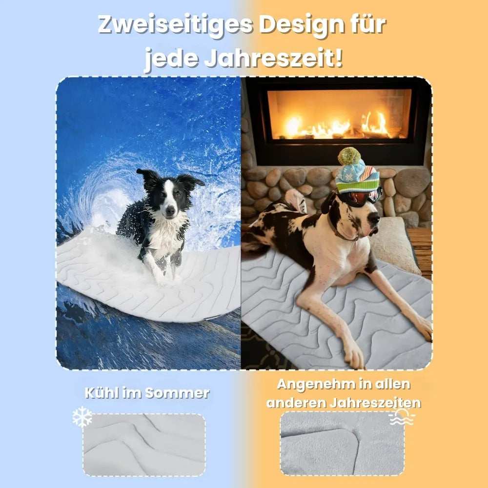 PfotenChill™ Deluxe Set - Die innovative Kühlmatte für Hunde